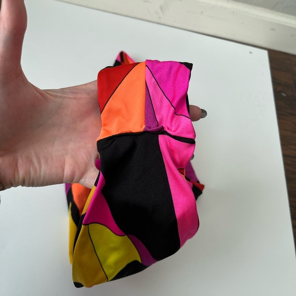 Zalie Rave Festival Geometric Abstract Print High Cut Bodysuit One piece - Picture 3 of 5